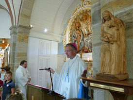 100 Jahrfeier Weingartenkapelle in Naumburg mit Bischof Dr. Michael Gerber (Foto. Karl-Franz Thiede)